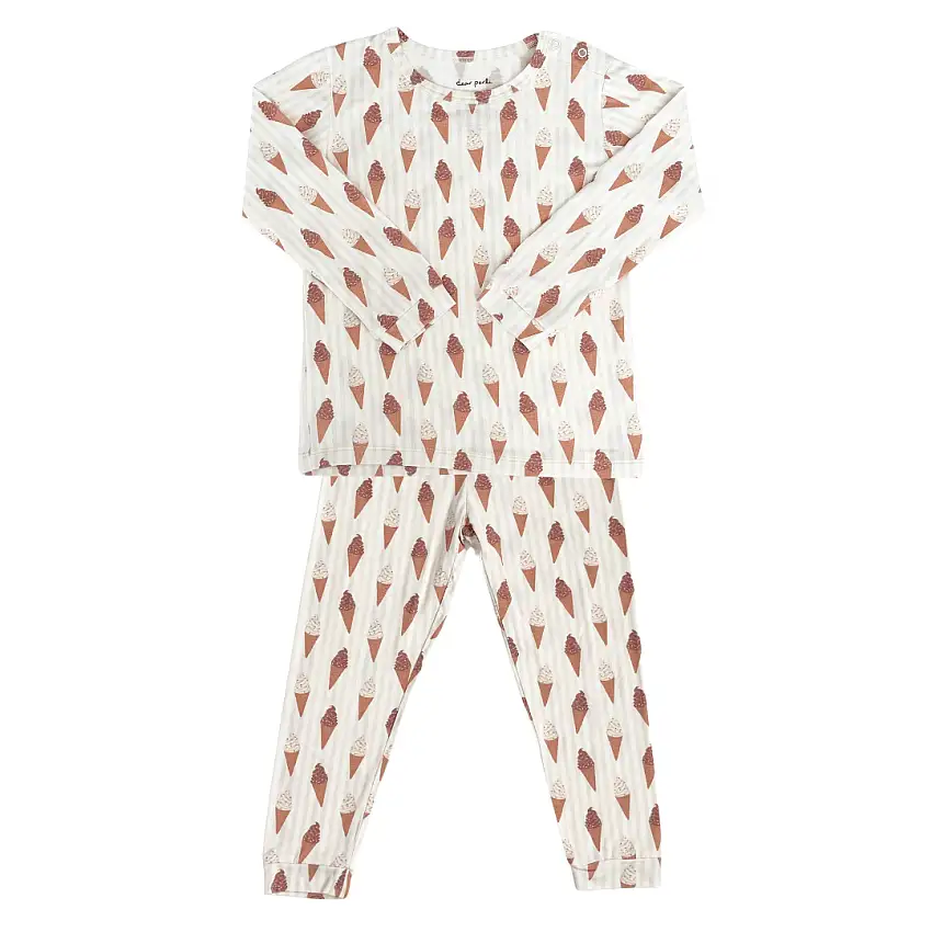 Toddler Pajama Set In Sundae Fun Day