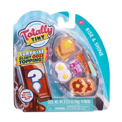 Totally Tiny Fun Rise & Shine Mini Food Play Set [Surprise Slimy Ooze Topping!]