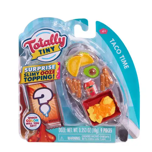 Totally Tiny Fun Taco Time Mini Food Play Set [Surprise Slimy Ooze Topping!]