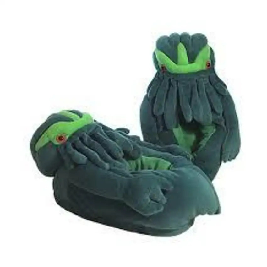 Twilight Terror Cthulhu Plush Slippers