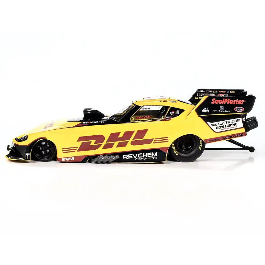 Toyota GR Supra NHRA Funny Car JR Todd "DHL" (2024) Limited Edition 1/24 Diecast Model by Auto World