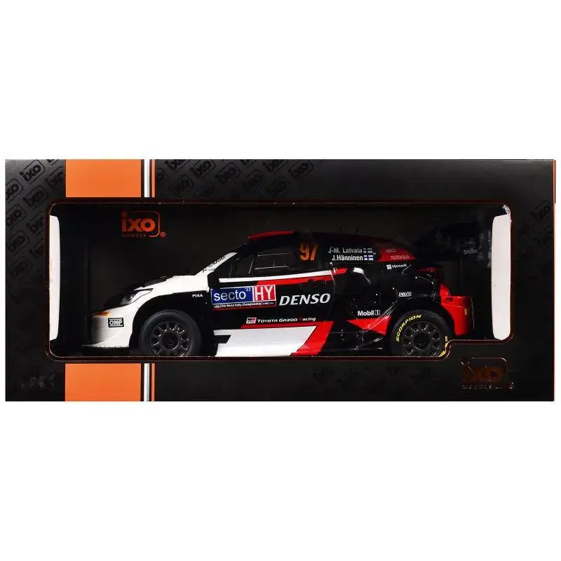 Toyota GR Yaris Rally1 Hybrid #97 Jari-Matti Latvala - Juho Hanninen "Rally Finland" (2023) 1/18 Diecast Model Car by IXO Models