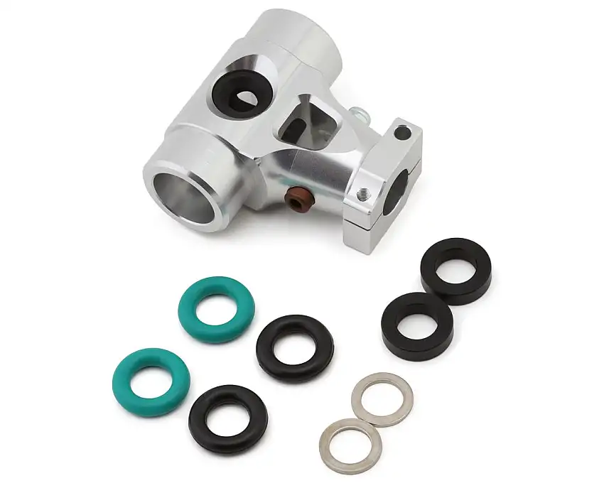 Tron Helicopters NiTron 90 Center Hub Headblock (Silver)