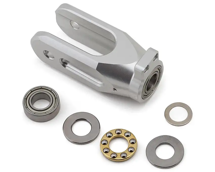 Tron Helicopters NiTron 90 Main Blade Grip Set (Silver)