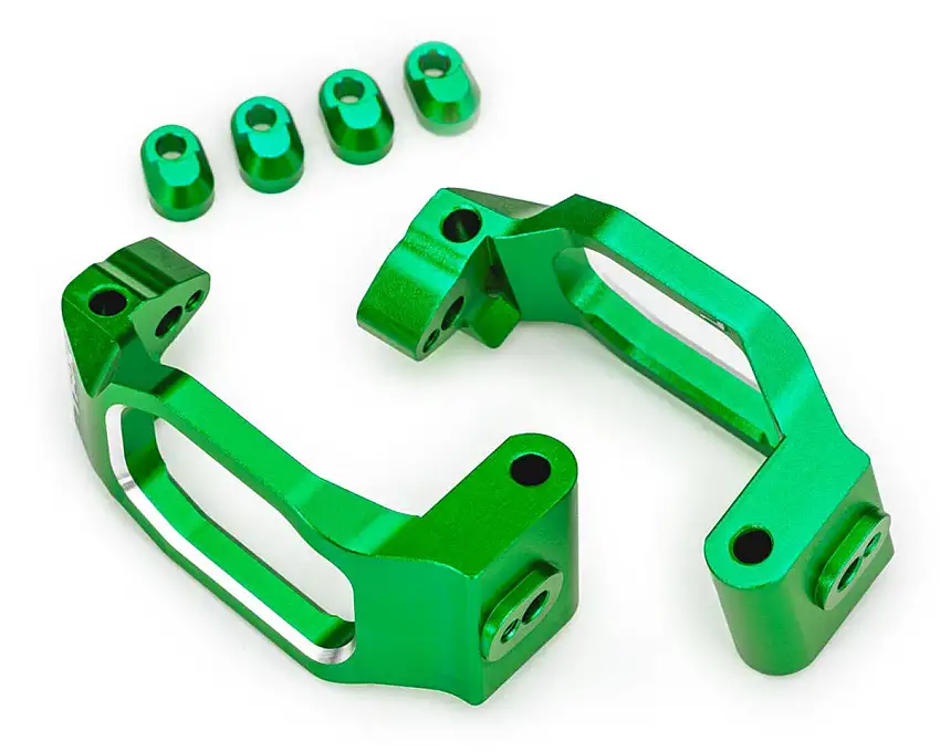 Traxxas Maxx® Slash® Aluminum Caster Blocks (Green) (2)