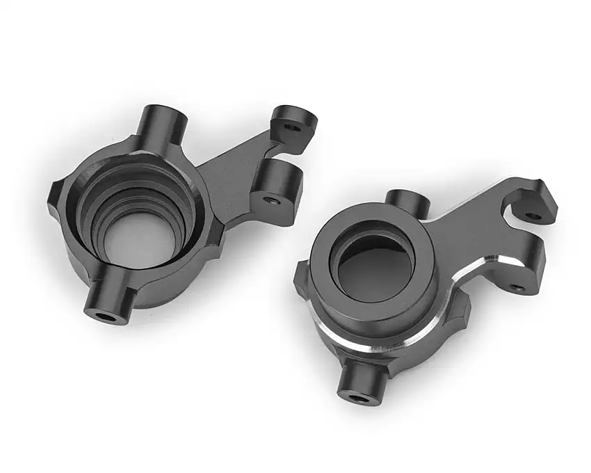 Traxxas Maxx® Slash® Aluminum Steering Blocks (Grey) (2)