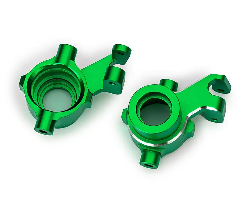 Traxxas Maxx® Slash® Aluminum Steering Blocks (Green) (2)