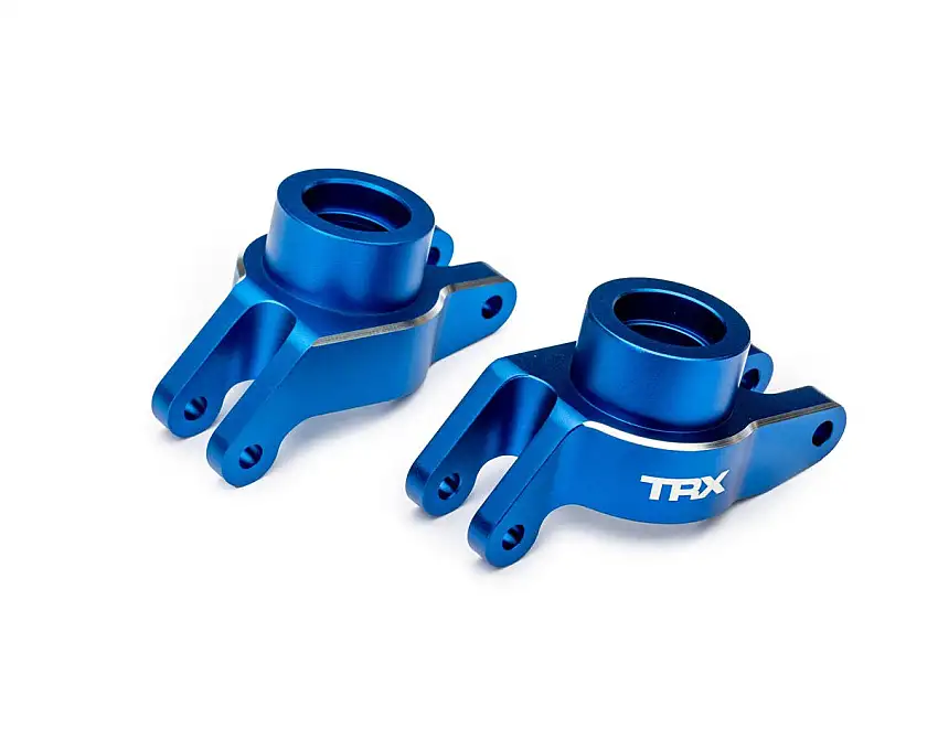 Traxxas Maxx® Slash® Aluminum Rear Stub Axle Carriers (Blue) (2)