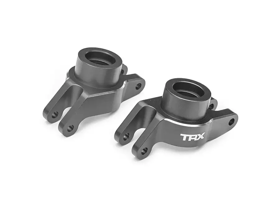Traxxas Maxx® Slash® Aluminum Rear Stub Axle Carriers (Grey) (2)