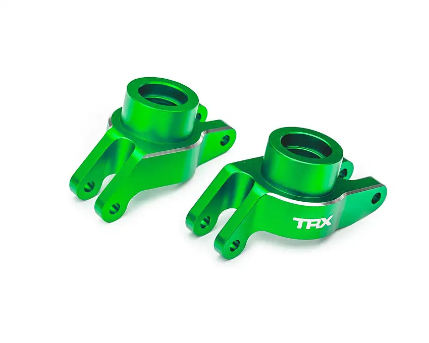 Traxxas Maxx® Slash® Aluminum Rear Stub Axle Carriers (Green) (2)