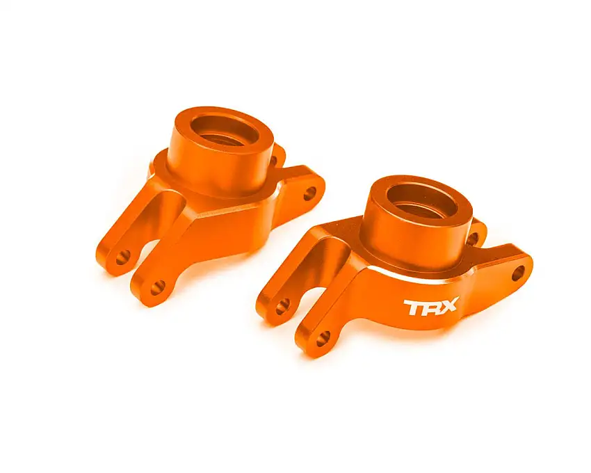 Traxxas Maxx® Slash® Aluminum Rear Stub Axle Carriers (Orange) (2)