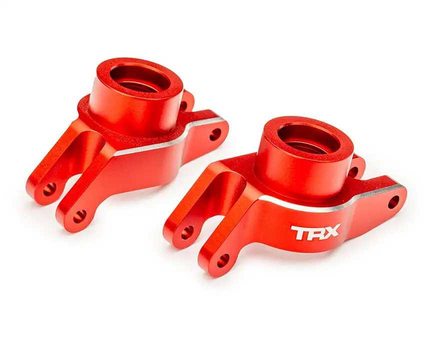 Traxxas Maxx® Slash® Aluminum Rear Stub Axle Carriers (Red) (2)