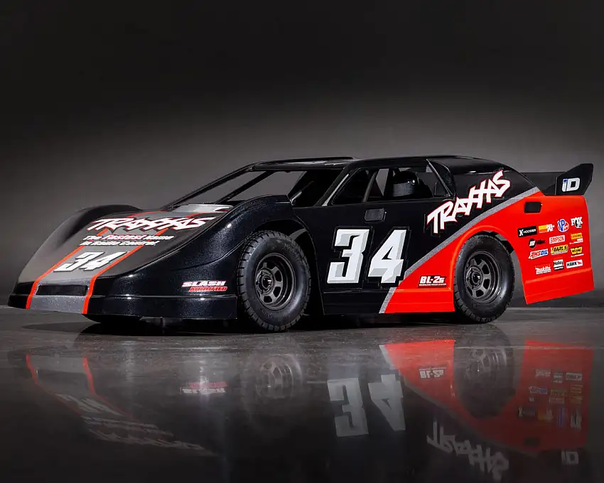 Traxxas Slash® Late Model 1/10 RTR 2WD Dirt Oval Body (Clear)