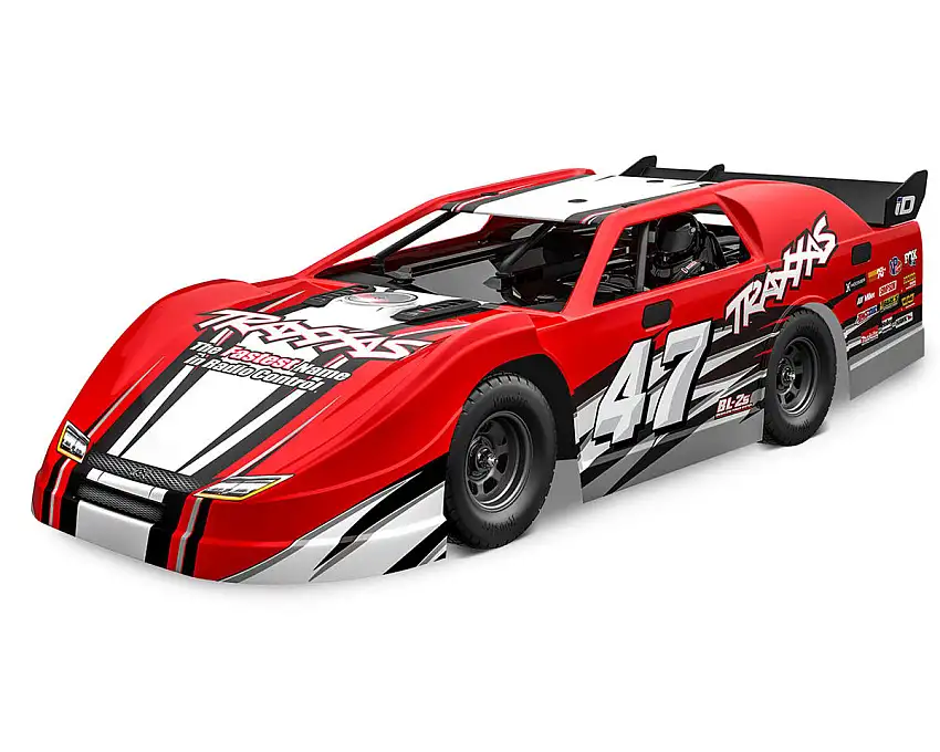 Traxxas Slash® Late Model 1/10 RTR 2WD Dirt Oval Racer (Red) w/TQ 2.4Ghz Radio