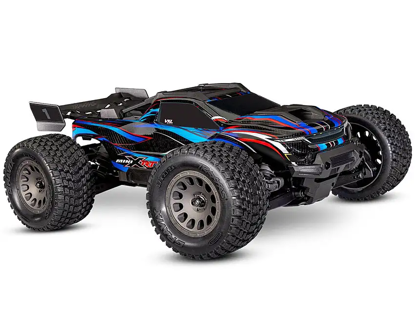 Traxxas Mini XRT® Brushless 1/16 4WD RTR Monster Truck (Blue) w/TQi 2.4GHz Radio, Battery & USB-C Charger