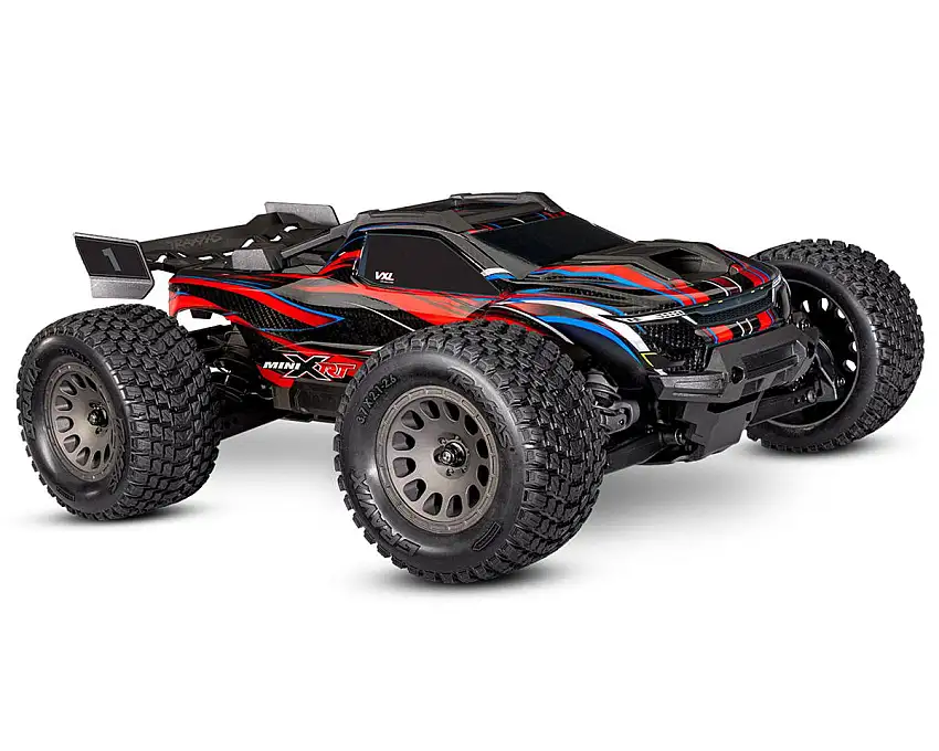 Traxxas Mini XRT® Brushless 1/16 4WD RTR Monster Truck (Red) w/TQi 2.4GHz Radio, Battery & USB-C Charger