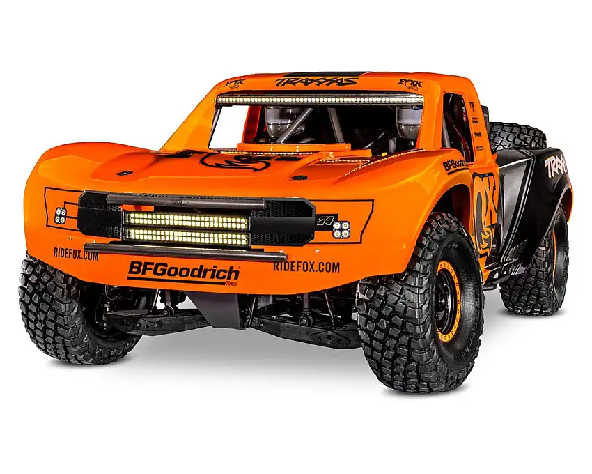 Traxxas Unlimited Desert Racer UDR 6S RTR 4WD Race Truck (Fox) w/LED Lights & TQi 2.4GHz Radio