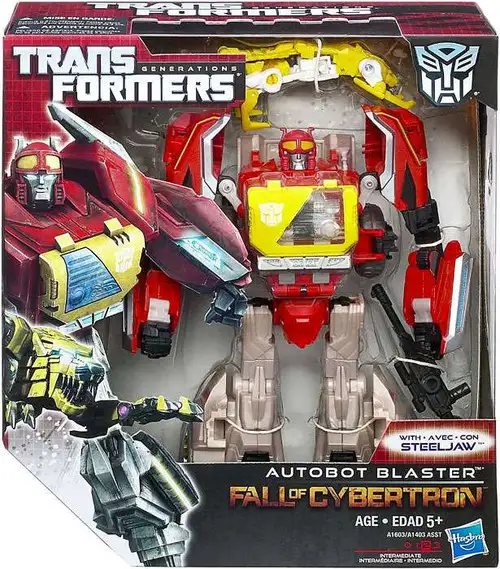 Transformers Generations Fall of Cybertron Autobot Blaster Voyager Action Figure [Damaged Package]
