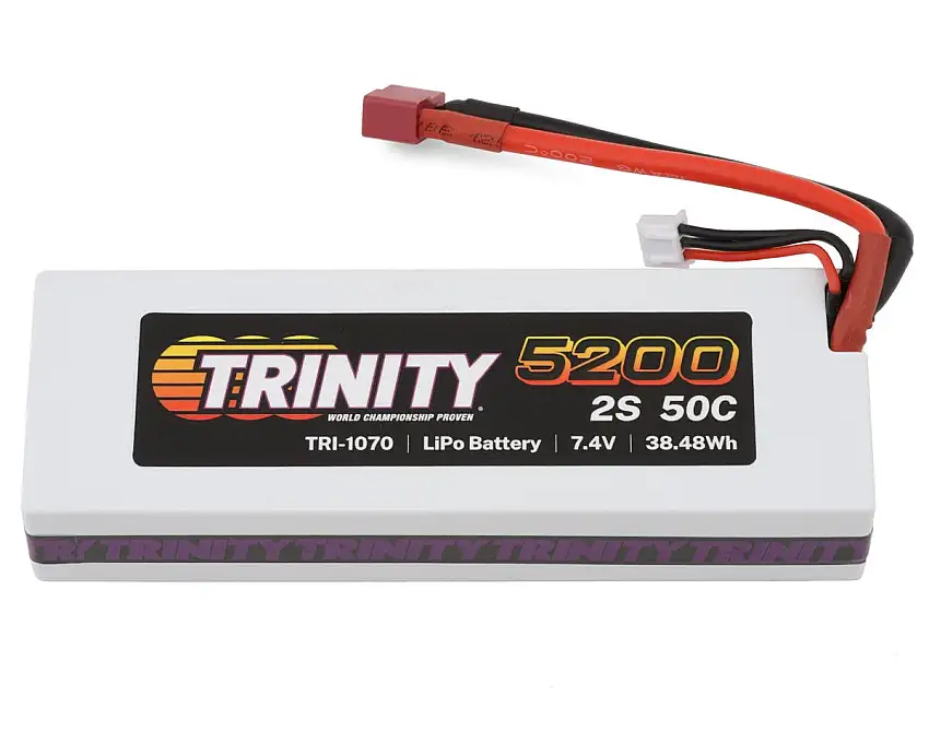 Trinity V2 2S Mudboss 50C LiPo Battery (7.4V/5200mAh) w/T-Style