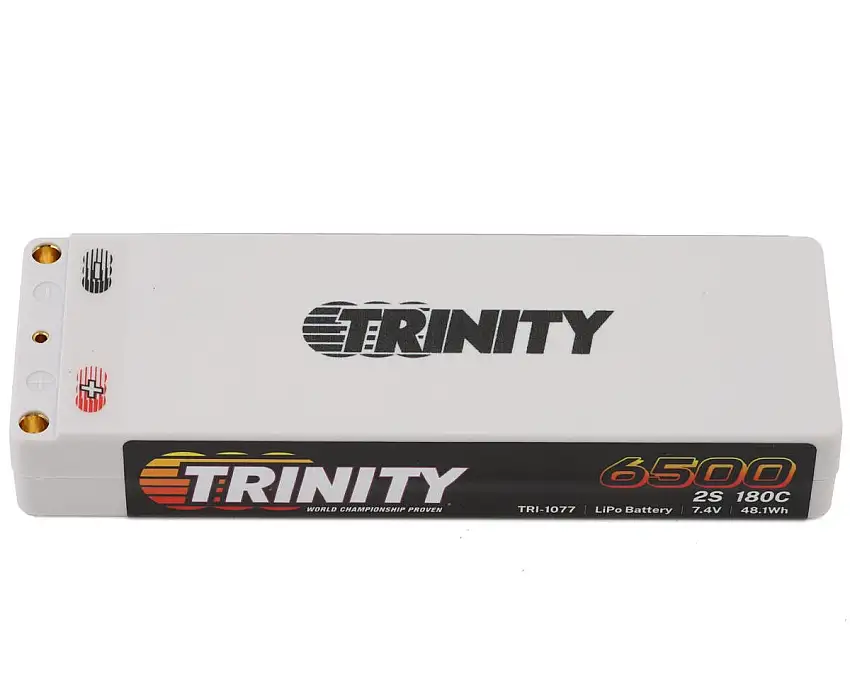 Trinity V2 2S 180C Stick LiPo Battery (7.4V/6500mAh) w/5mm Bullets