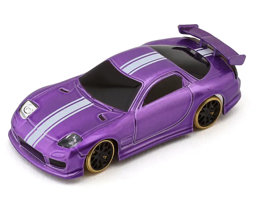 Turbo Racing C61 1/76 RTR Electric 2WD Micro RC Drift Car (Purple) w/2.4GHz Radio, Gyro & Battery