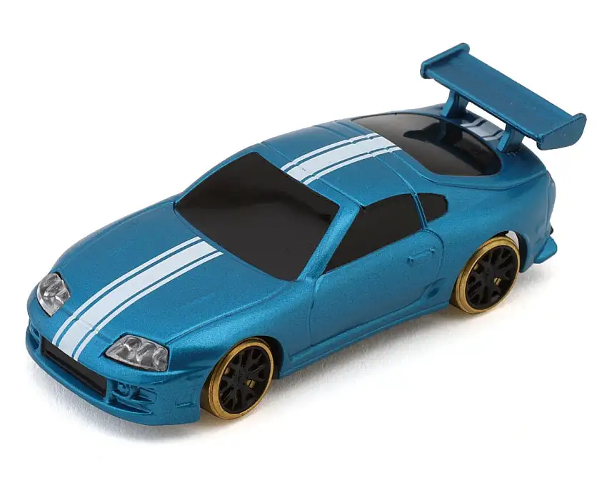 Turbo Racing C63 1/76 RTR Electric 2WD Micro RC Drift Car (Blue) w/2.4GHz Radio, Gyro & Battery