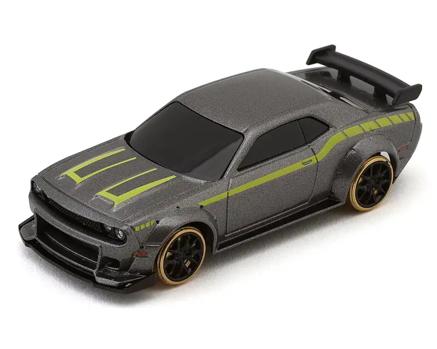Turbo Racing C65 1/76 RTR Electric 2WD Micro RC Drift Car (Grey) w/2.4GHz Radio, Gyro & Battery
