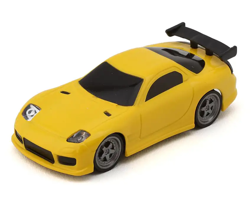 Turbo Racing C71 1/76 RTR Electric 2WD Micro On-Road RC Car (Yellow) w/2.4GHz Radio & Battery