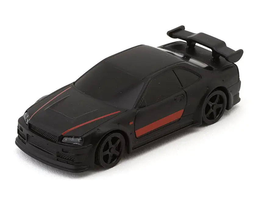 Turbo Racing C74 1/76 RTR Electric 2WD Micro On-Road RC Car (Black) w/2.4GHz Radio & Battery
