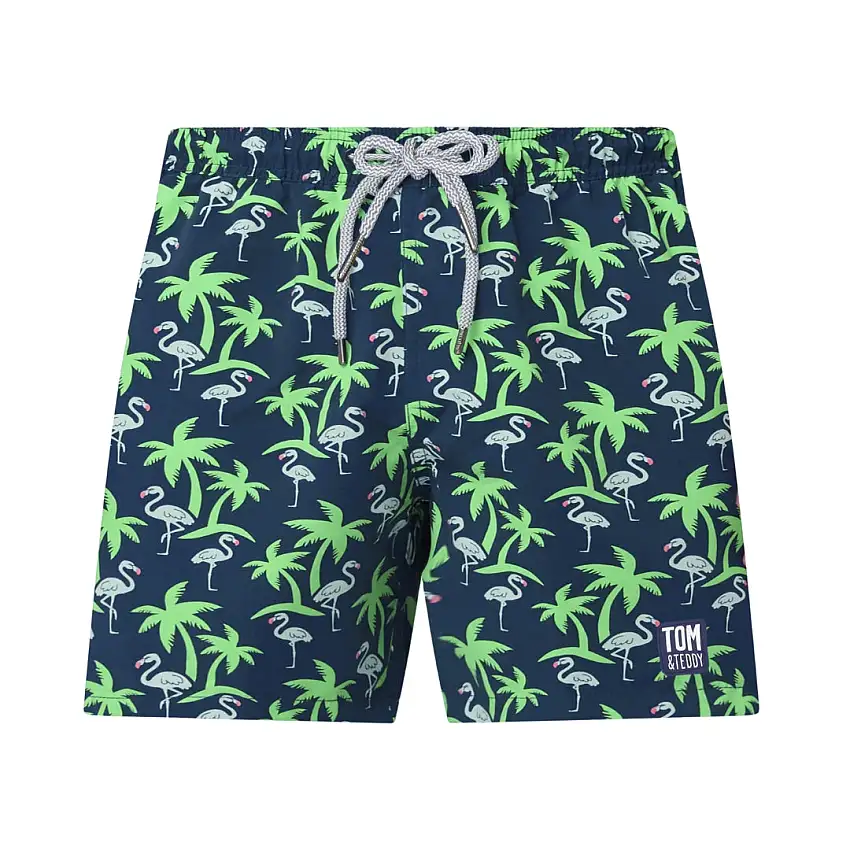 Navy & Green Tropics