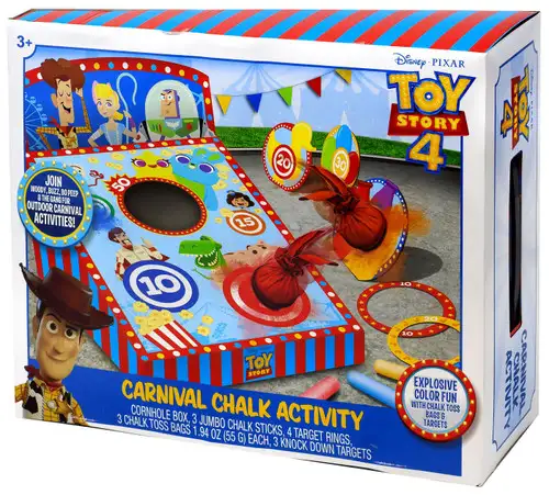 Toy Story 4 Carnival Chalk Activity Playset [Damaged Package]