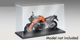TSM-9804 Trumpeter Scale Models Showcase for 1/12 Motorcycle (9.7"L x 4"W x 6"H) Black Base