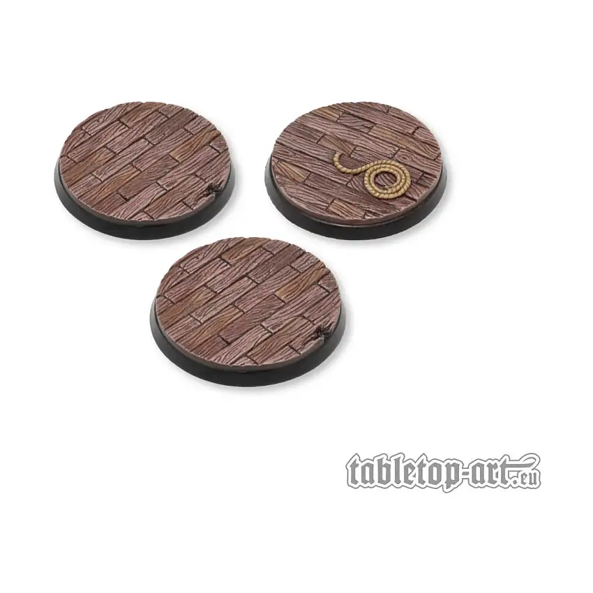 50mm Round Base - Pirate Ship (3)