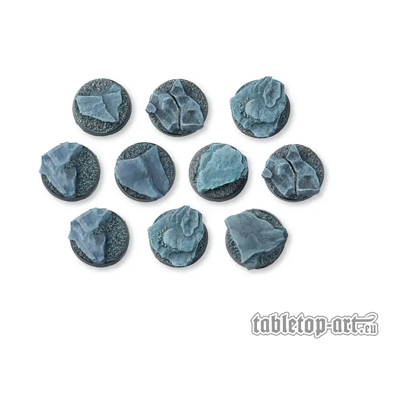 25mm Round Base - Shale Ground