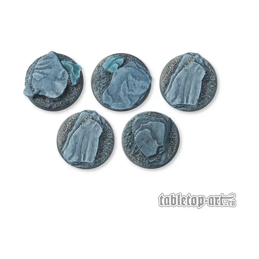 40mm Round Base - Shale Ground