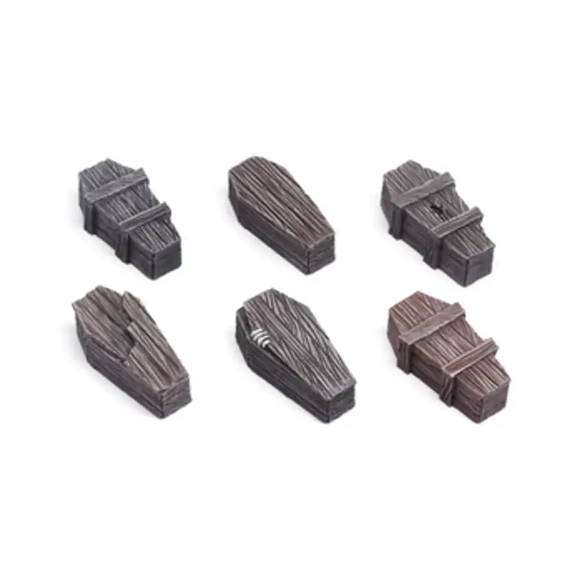 Wood Coffins Set #2