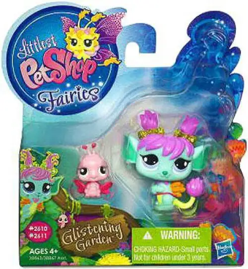 Littlest Pet Shop Fairies Glistening Garden Tulip Fairy & Lady Bug Figure 2-Pack #2610, 2611 [Loose]