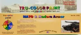 TUP-10703 Tru-Color Paint Solvent-Based NATO & Modern Armor (6 Colors) 1oz Bottles (D)