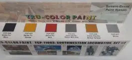 TUP-11003 Tru-Color Paint Solvent-Based Southwestern Locomotive #1 (6 Colors) 1oz Bottles (D)