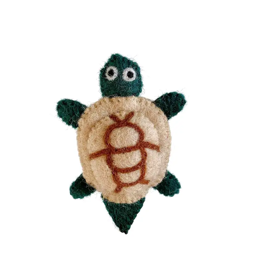 Felt Finger Puppet - Turtle