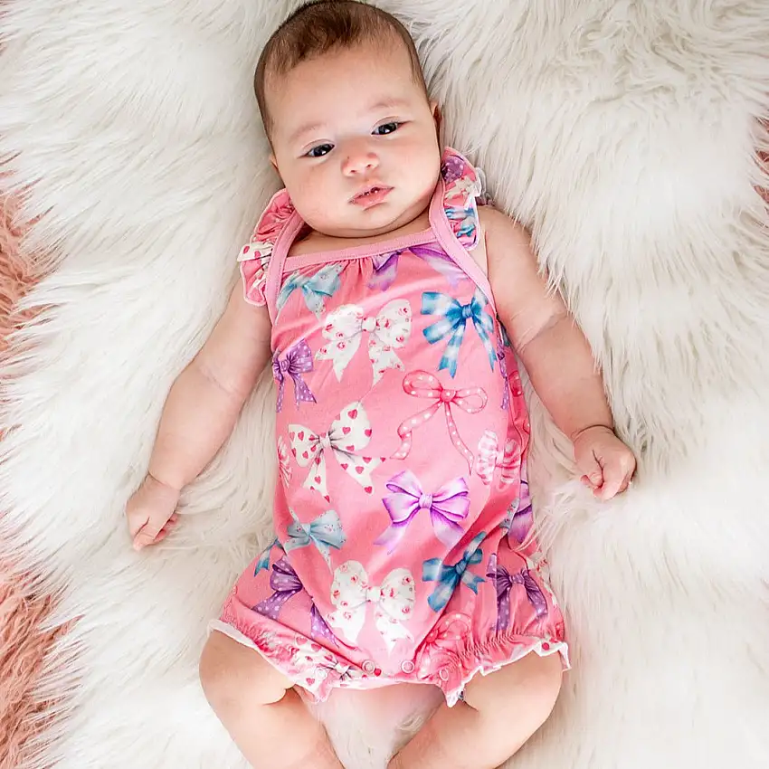 Twinkle Ties Bubble Romper