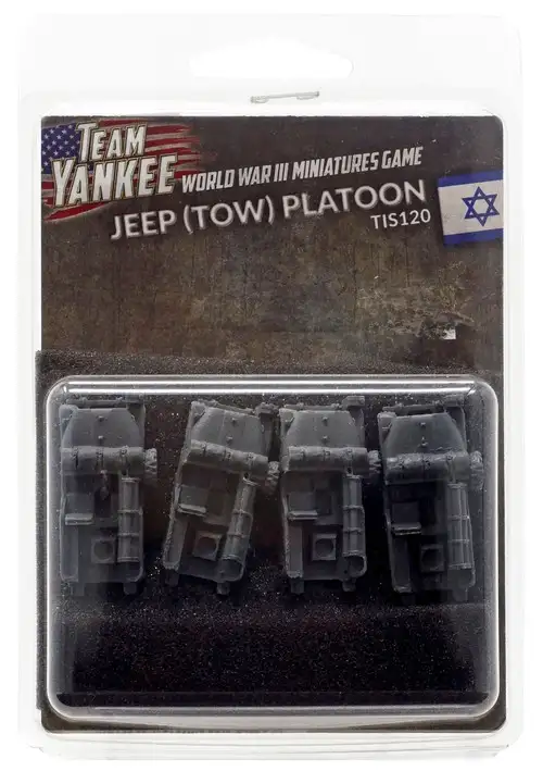 Team Yankee Jeep (Tow) Platoon Miniature