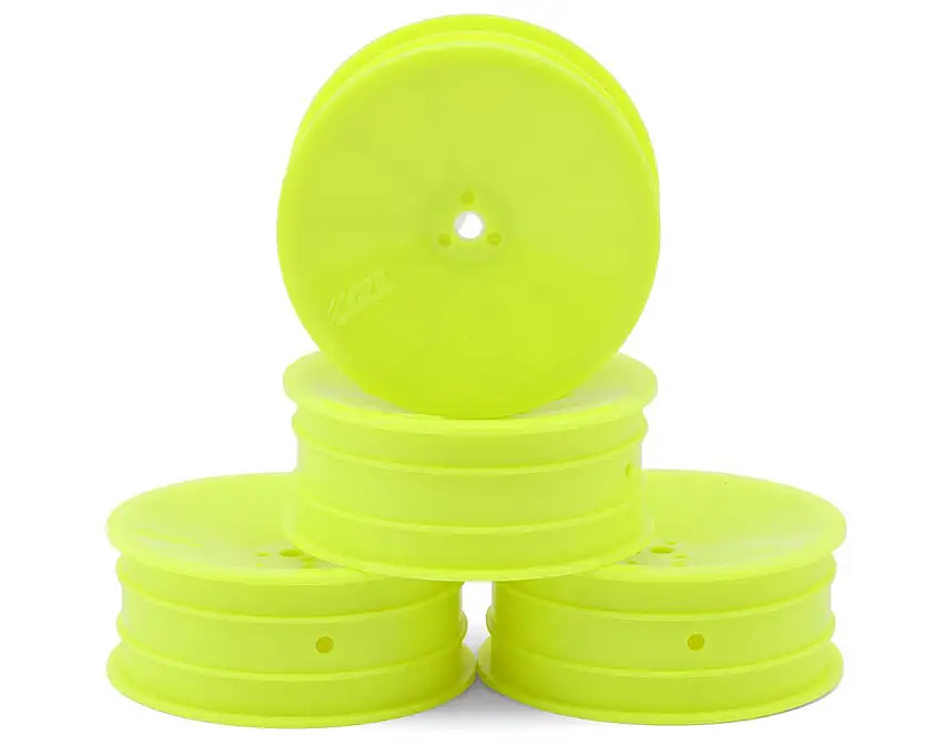 TZO Tires 2WD 2.2" Front 1/10 Buggy Wheels (Yellow) (4)