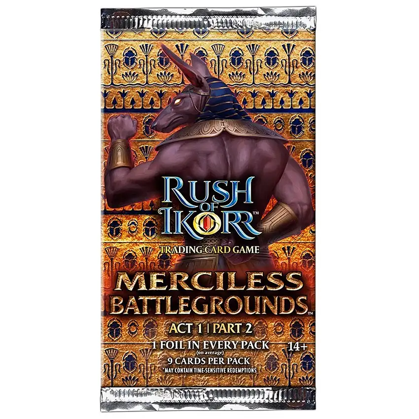 Rush of Ikorr TCG: Act 1 Part 2 Merciless Battlegrounds - Booster Pack (Preorder)