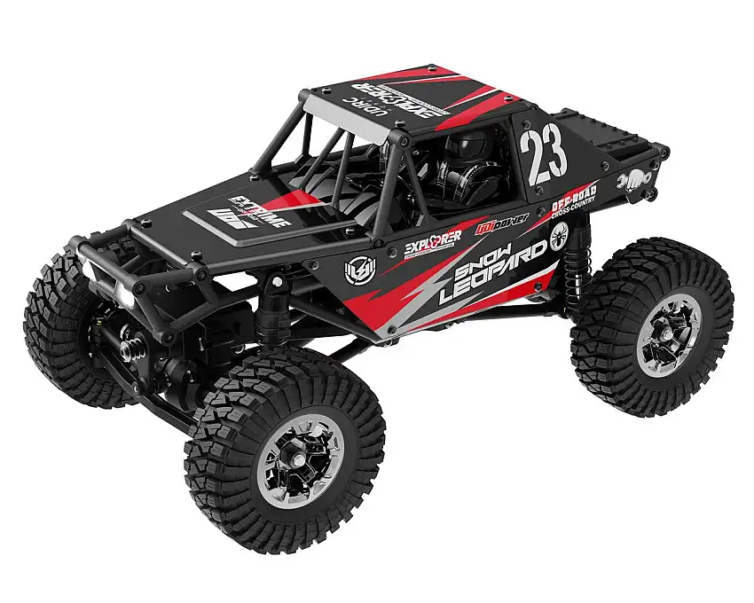 UDI RC UCX24 Snow Leopard 1/24 Brushed RTR Micro Rock Crawler (Black) w/2.4GHz Radio, Battery & Charger