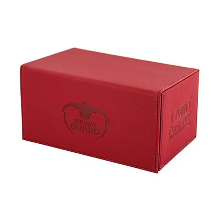 Twin Flip Deck Box w/Tray - XenoSkin, Red