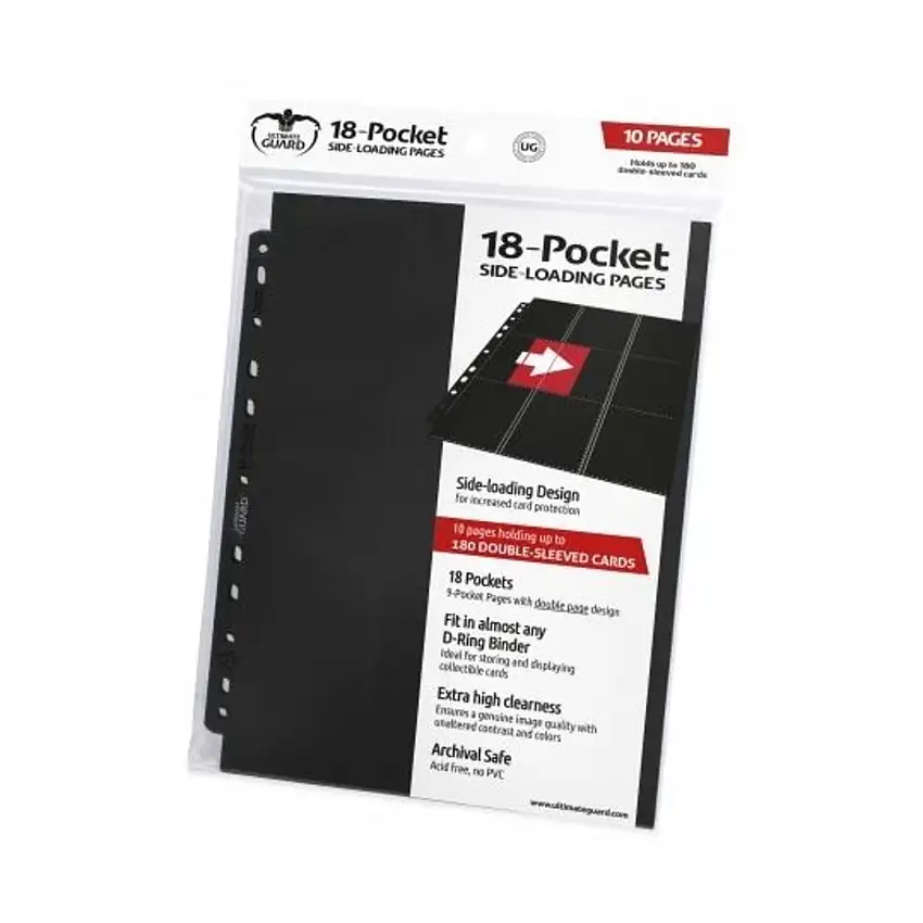 18 Pocket Side-Loading Pages - Black (10)