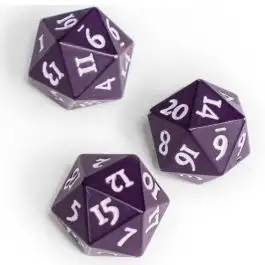 ULP16488 Ultra Pro d20 Vivid Heavy Metal: Midnight Plum (2)