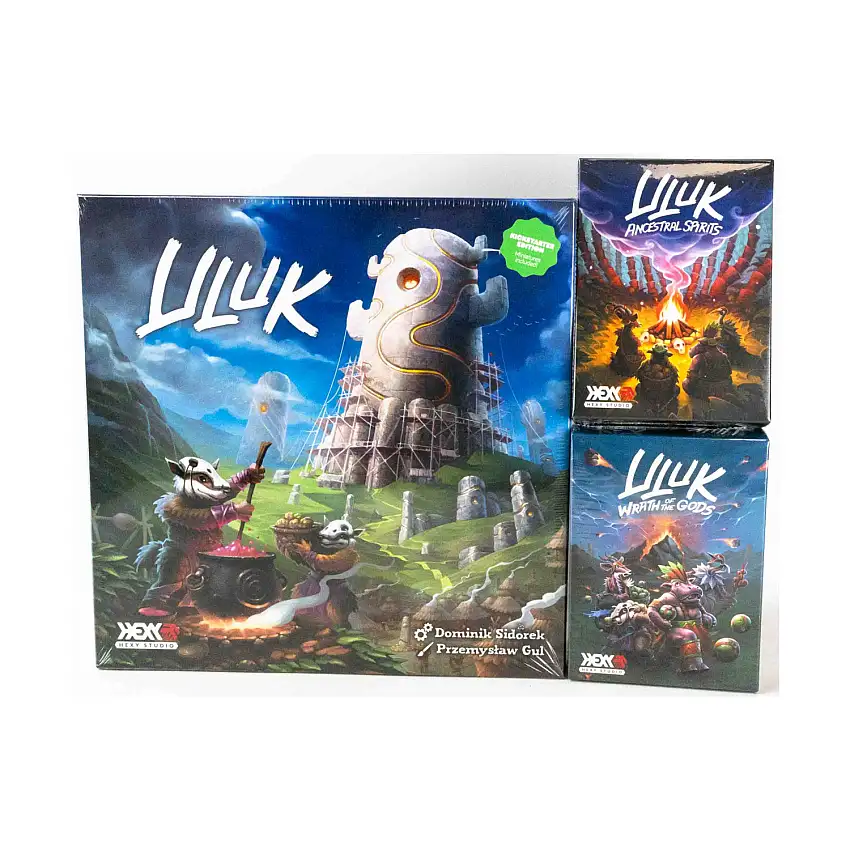 Uluk Kickstarter Collection #1 - Base Game + 2 Expansions!