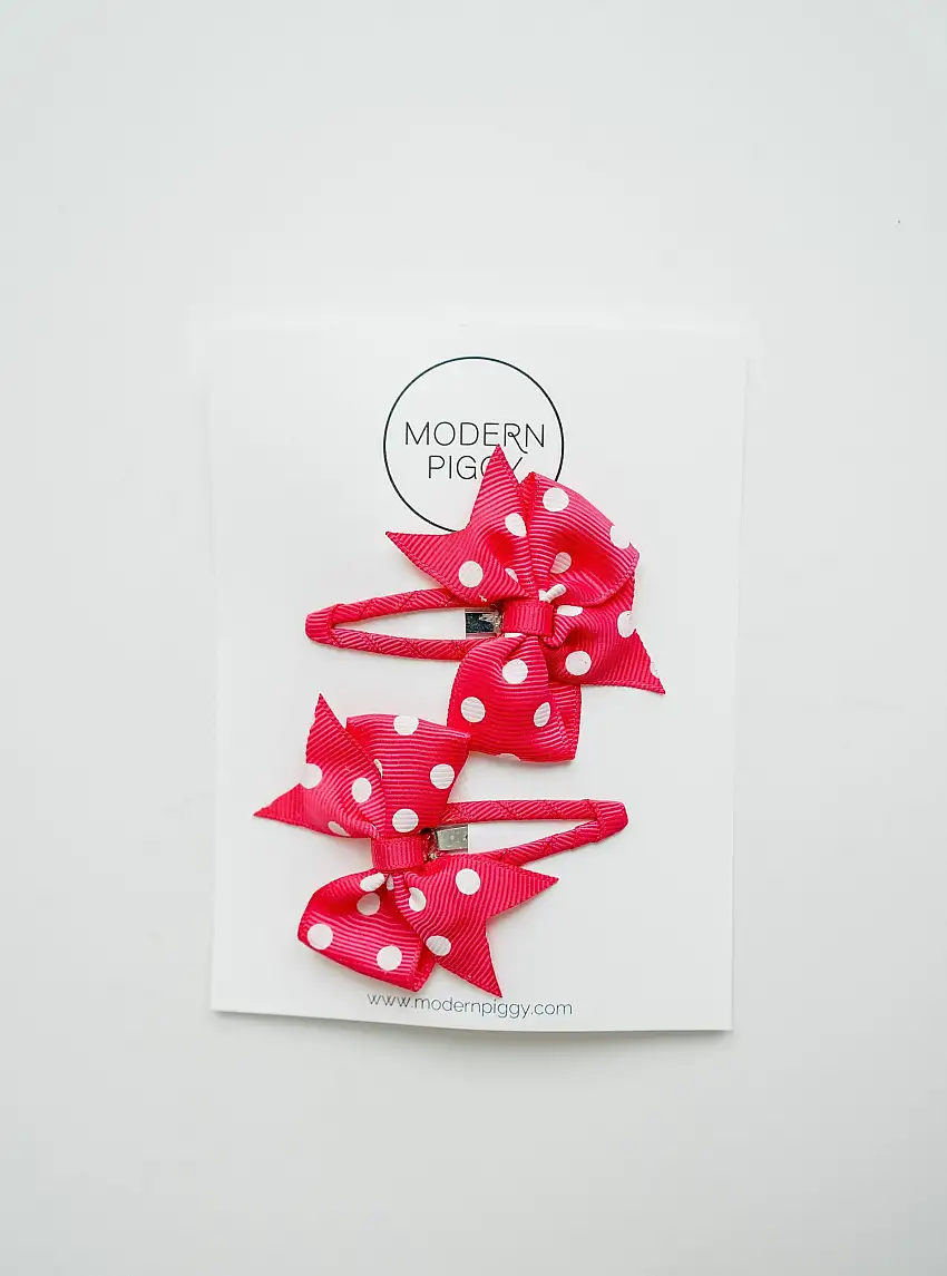 Berry Pink | Snap Clip Set